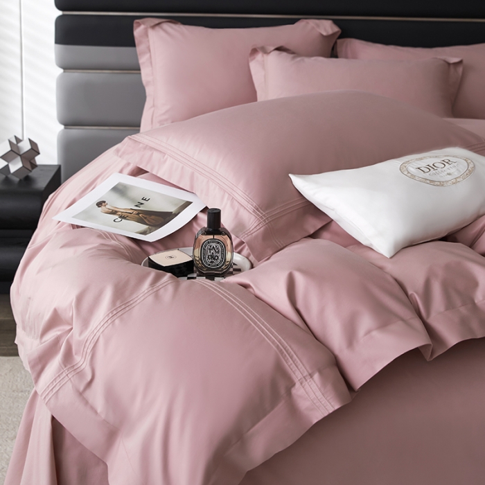 91家纺网 家纺一手货源 找家纺 安妮 2023新款墨尔本全棉四件套 甜豆沙