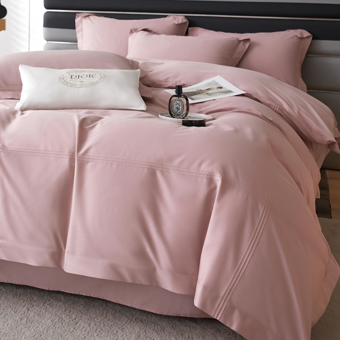 91家纺网 家纺一手货源 找家纺 安妮 2023新款墨尔本全棉四件套 甜豆沙