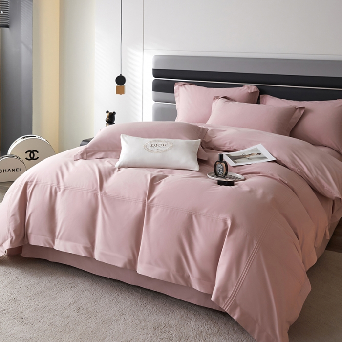 91家纺网 家纺一手货源 找家纺 安妮 2023新款墨尔本全棉四件套 甜豆沙