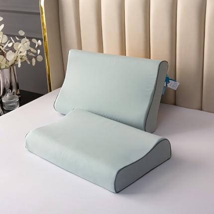 萌番宝 2023新款护易净乳胶枕 青青绿