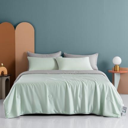 91家纺网 家纺一手货源 找家纺 总 安力森/诚臻酒店用品 酒店2023新款A类抗菌夏被-薄荷清香