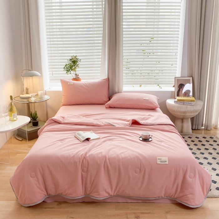 91家纺网 家纺一手货源 找家纺 总 安力森/诚臻酒店用品 酒店2023新款直播供货小清新针织棉华夫格大豆单夏被子芯