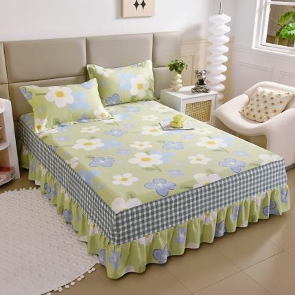 91家纺网 家纺一手货源 找家纺 (总)名优  2023新款13070田园单床裙