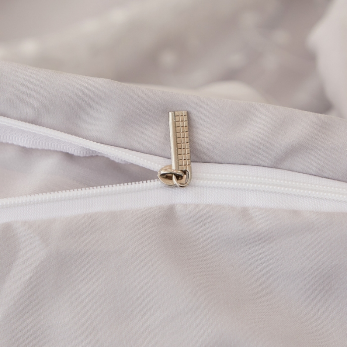 91家纺网 家纺一手货源 找家纺 恋尚 2023新款纯色雪花绒夹棉蕾丝床裙四件套（四季款） 玫瑰公主-浅灰