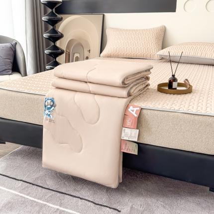 91家纺网 家纺一手货源 找家纺 （总）佰亿莱 2024新款0.5加厚乳胶凉席三件套可配夏被四件套