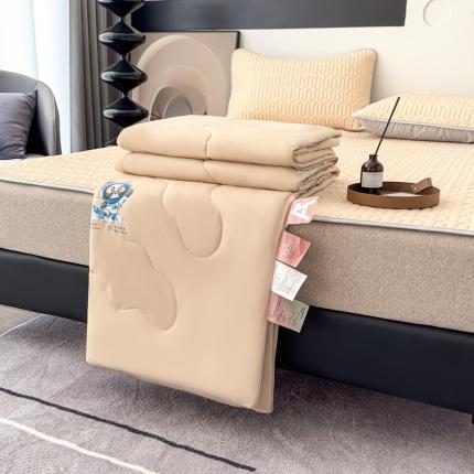 91家纺网 家纺一手货源 找家纺 （总）佰亿莱 2024新款0.5加厚乳胶凉席三件套可配夏被四件套