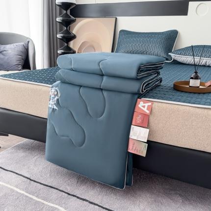 91家纺网 家纺一手货源 找家纺 （总）佰亿莱 2024新款0.5加厚乳胶凉席三件套可配夏被四件套