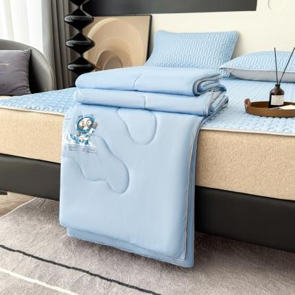 91家纺网 家纺一手货源 找家纺 （总）佰亿莱 2024新款0.5加厚乳胶凉席三件套可配夏被四件套