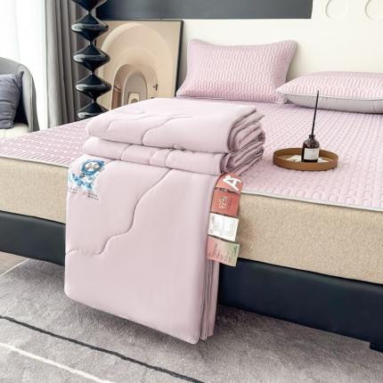 91家纺网 家纺一手货源 找家纺 （总）佰亿莱 2024新款0.5加厚乳胶凉席三件套可配夏被四件套