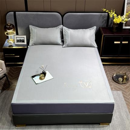 91家纺网 家纺一手货源 找家纺 （总）兄弟坊 2023冰岛丝恒温科技凉感冰藤席刺绣凉席