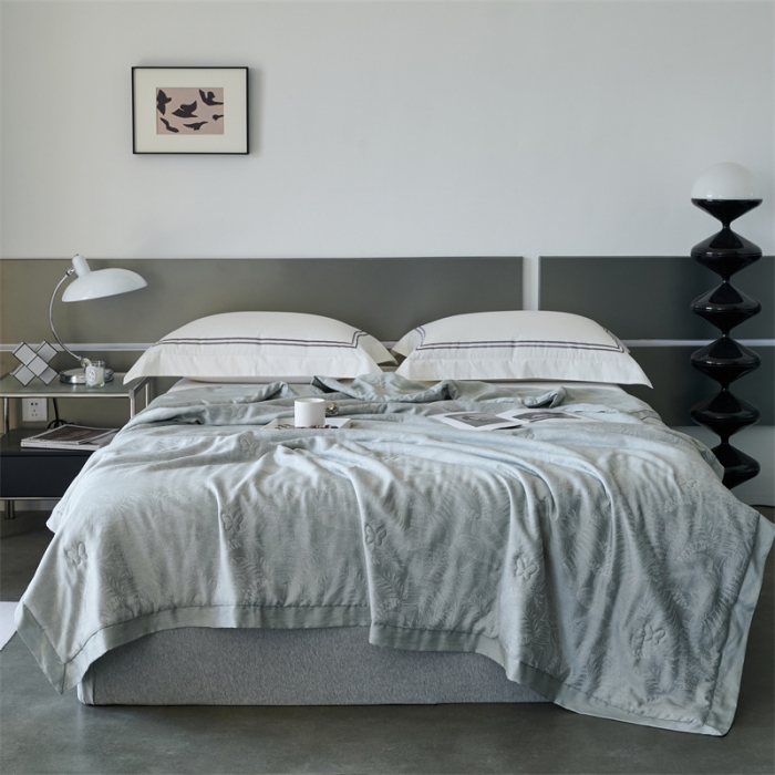 91家纺网 家纺一手货源 找家纺 （总）榻尚家居 2023新款80天丝大提花夏被四件套-梦幻系列