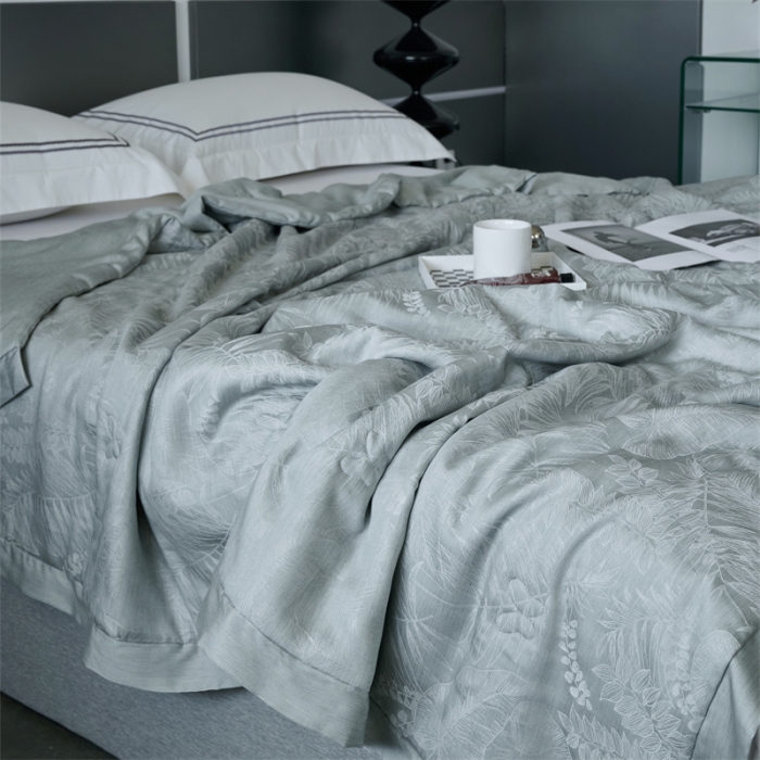 91家纺网 家纺一手货源 找家纺 （总）榻尚家居 2023新款80天丝大提花夏被四件套-梦幻系列