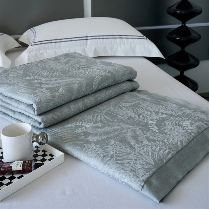 91家纺网 家纺一手货源 找家纺 （总）榻尚家居 2023新款80天丝大提花夏被四件套-梦幻系列