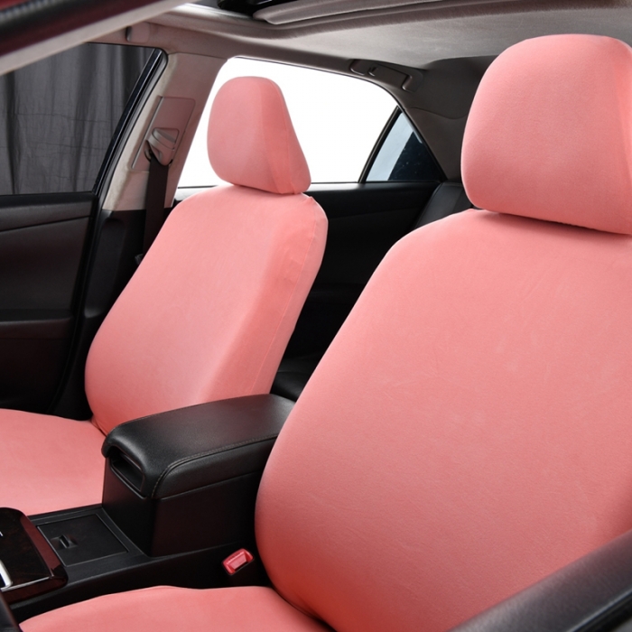 91家纺网 家纺一手货源 找家纺 千彤 2023新款沙发垫A款加厚德绒汽车椅子套 豆沙红