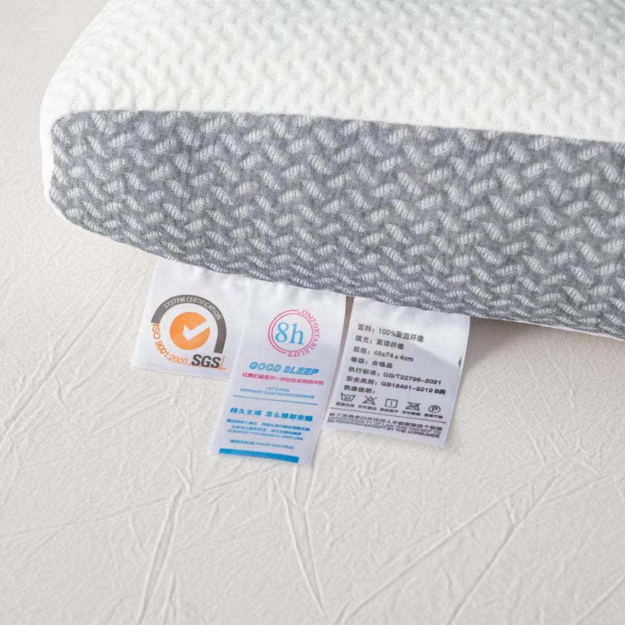 91家纺网 家纺一手货源 找家纺 荣运枕业 大尺寸48*74 cm护颈枕反牵引舒颈枕芯枕头 牵引枕