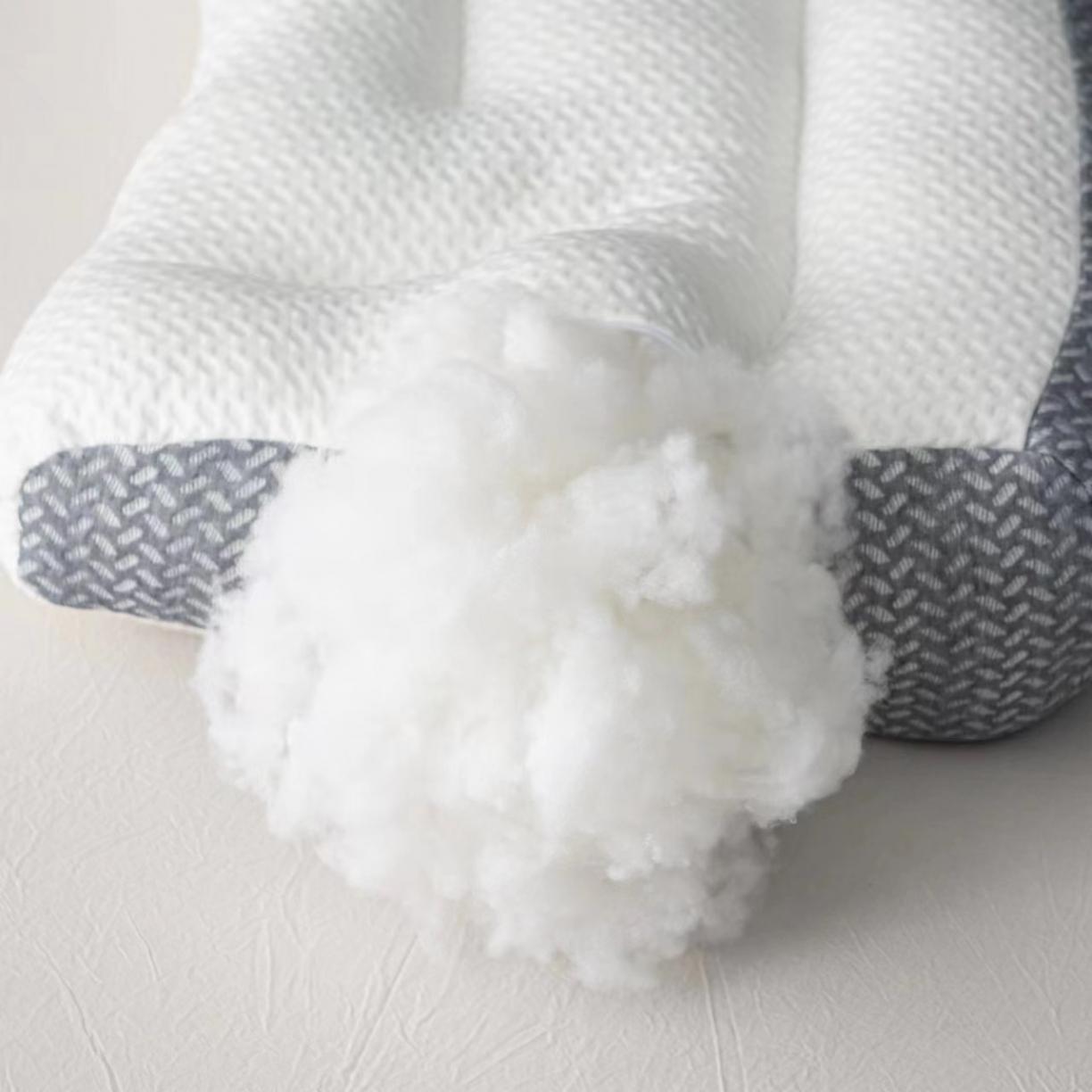 91家纺网 家纺一手货源 找家纺 荣运枕业 大尺寸48*74 cm护颈枕反牵引舒颈枕芯枕头 牵引枕