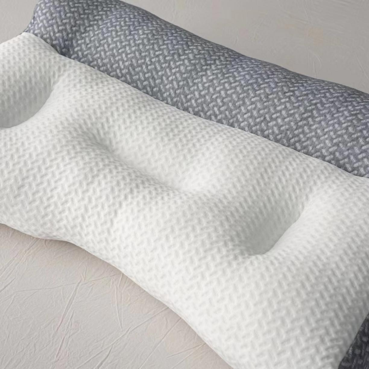 91家纺网 家纺一手货源 找家纺 荣运枕业 大尺寸48*74 cm护颈枕反牵引舒颈枕芯枕头 牵引枕