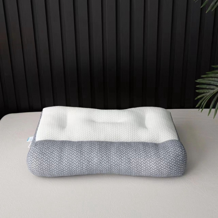 91家纺网 家纺一手货源 找家纺 出口品质护颈枕反牵引大豆舒颈枕芯枕头 牵引枕