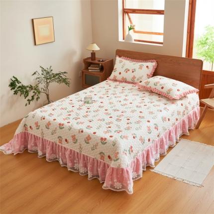 91家纺网 家纺一手货源 找家纺 （总）恒爱 2023新款全棉床盖三件套