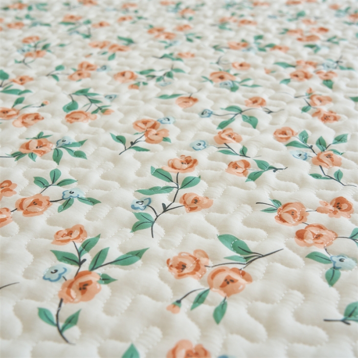 91家纺网 家纺一手货源 找家纺 恒爱 2023新款全棉床盖三件套 唯美