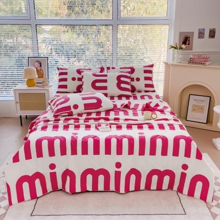 91家纺网 家纺一手货源 找家纺 （总）珺柔 2023新款13372全棉印花夏被四件套