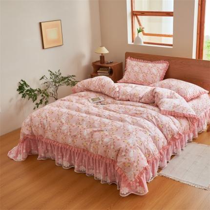 91家纺网 家纺一手货源 找家纺 （总）恒爱 2023新款全棉床盖四件套