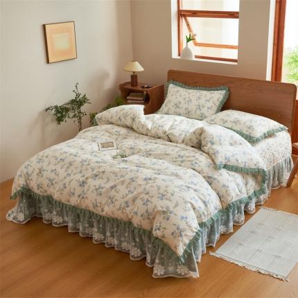 91家纺网 家纺一手货源 找家纺 （总）恒爱 2023新款全棉床盖四件套