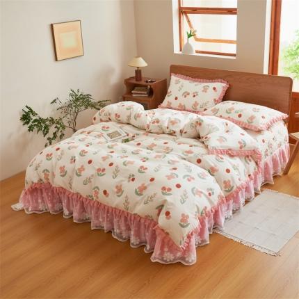 91家纺网 家纺一手货源 找家纺 （总）恒爱 2023新款全棉床盖四件套