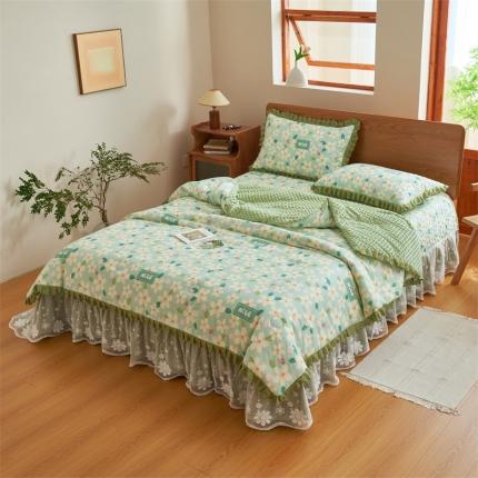 91家纺网 家纺一手货源 找家纺 （总）恒爱 2023新款全棉春秋被床盖四件套