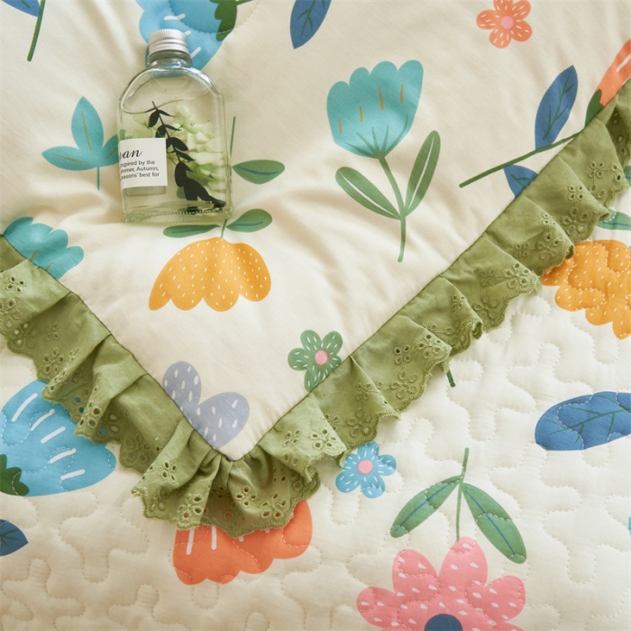 91家纺网 家纺一手货源 找家纺 （总）恒爱 2023新款全棉春秋被床盖四件套