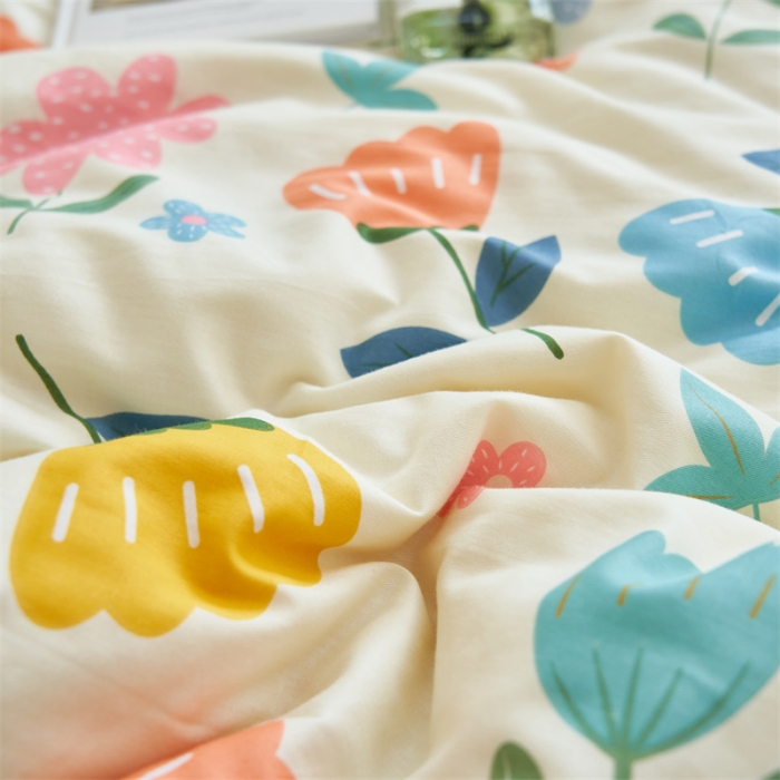 91家纺网 家纺一手货源 找家纺 （总）恒爱 2023新款全棉春秋被床盖四件套