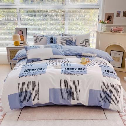 91家纺网 家纺一手货源 找家纺 （总）珺柔 2023新款13372全棉印花四件套