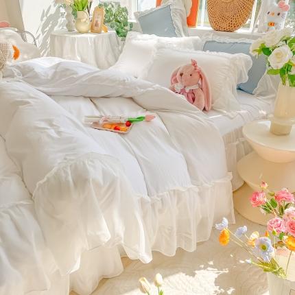 91家纺网 家纺一手货源 找家纺 青禾视觉 2023春夏小清新四件套样片