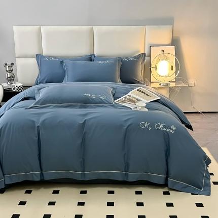 91家纺网 家纺一手货源 找家纺 青禾视觉 2023春夏轻奢风四件套样片