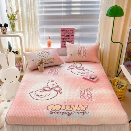 91家纺网 家纺一手货源 找家纺 顾里 2023新款设计师款韩系ins风软席 芭蕾天鹅