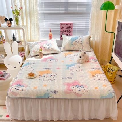 91家纺网 家纺一手货源 找家纺 顾里 2023新款设计师款韩系ins风软席 彩星奶狗