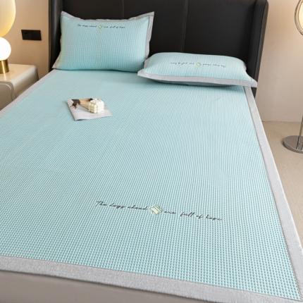 91家纺网 家纺一手货源 找家纺 （总）2023华夫格床笠床裙床席三合一凉感席