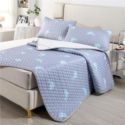 91家纺网 家纺一手货源 找家纺 （总）东宇 2023新款A类凉感丝大豆纤维印花凉席