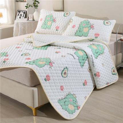 91家纺网 家纺一手货源 找家纺 （总）东宇 2023新款A类凉感丝大豆纤维印花凉席