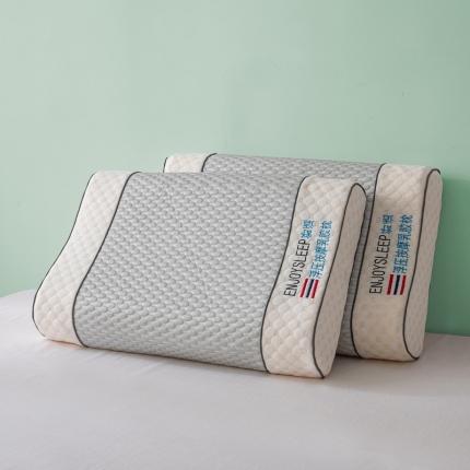 91家纺网 家纺一手货源 找家纺 贵夫人 2023新款冰豆豆乳胶枕枕头枕芯 灰色