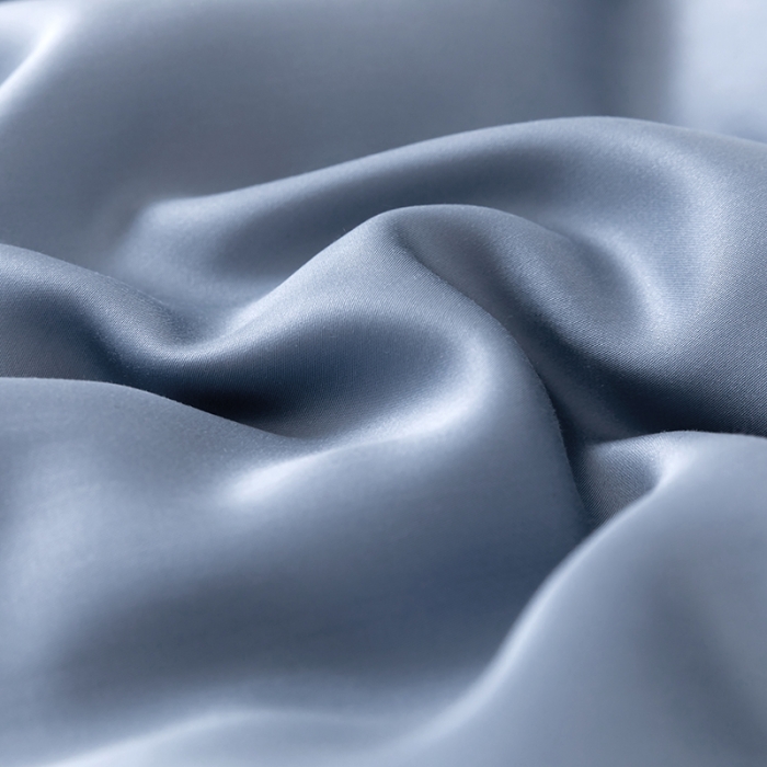 91家纺网 家纺一手货源 找家纺 轩和新款50支纯色天丝四件套单品被套床单床笠枕套系列 劳伦蓝+伯爵灰