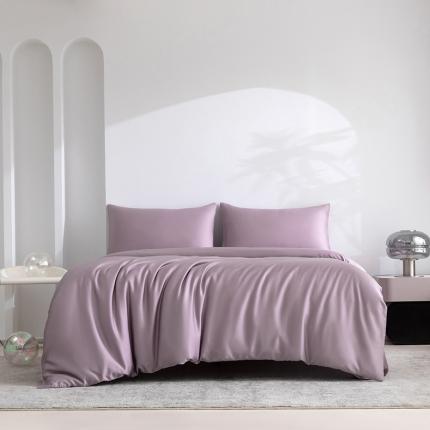 91家纺网 家纺一手货源 找家纺 轩和 2025新款50支兰精天丝四件套 奥地利进口香气紫