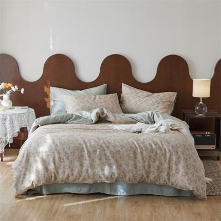 91家纺网 家纺一手货源 找家纺 （总）时年 2023新款天丝印花系列四件套-第 一期