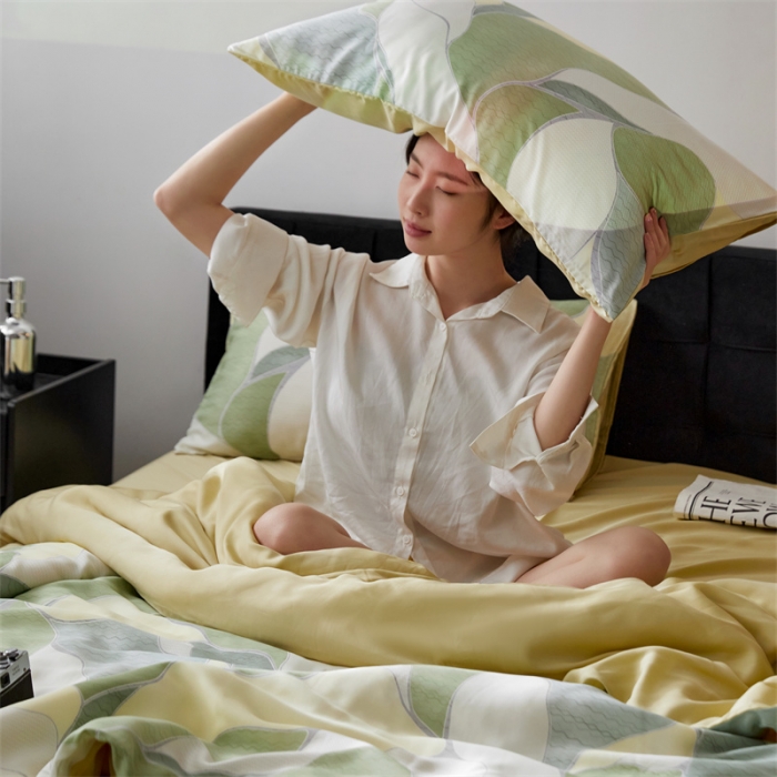 91家纺网 家纺一手货源 找家纺 （总）时年 2023新款天丝印花系列四件套-第二期