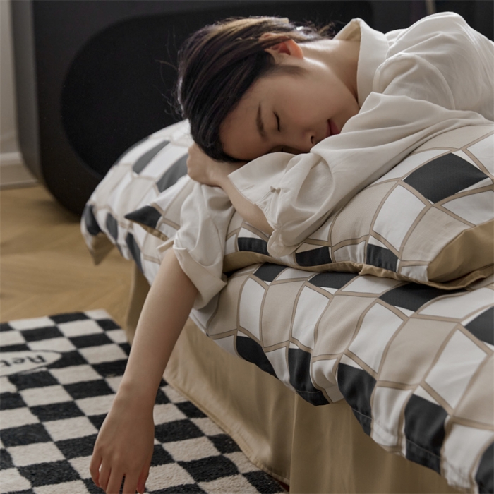 91家纺网 家纺一手货源 找家纺 时年 2023新款天丝印花系列四件套-第二期 至尚