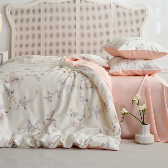 91家纺网 家纺一手货源 找家纺 （总）时年 2023新款天丝印花系列四件套-第三期