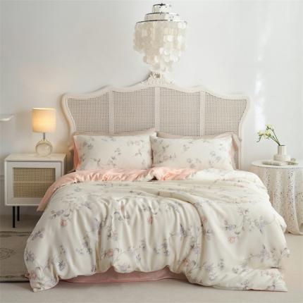 时年 2023新款天丝印花系列四件套-第三期 花之韵