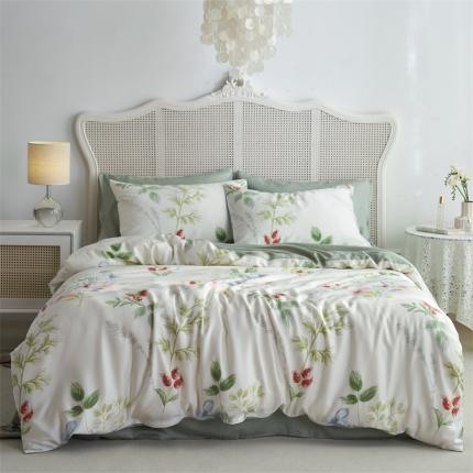 时年 2023新款天丝印花系列四件套-第三期 悸动