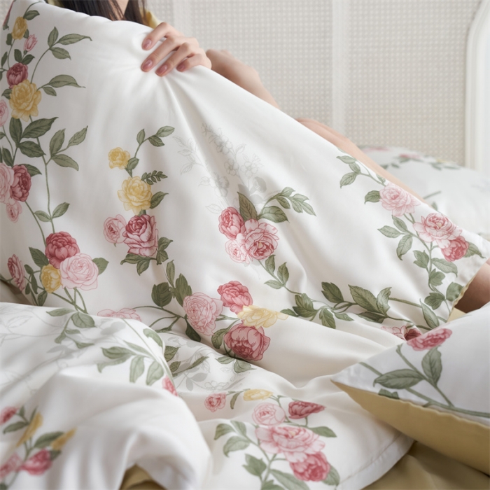 91家纺网 家纺一手货源 找家纺 时年 2023新款天丝印花系列四件套-第三期 曼茂