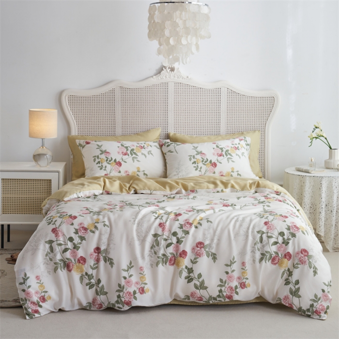 91家纺网 家纺一手货源 找家纺 时年 2023新款天丝印花系列四件套-第三期 曼茂